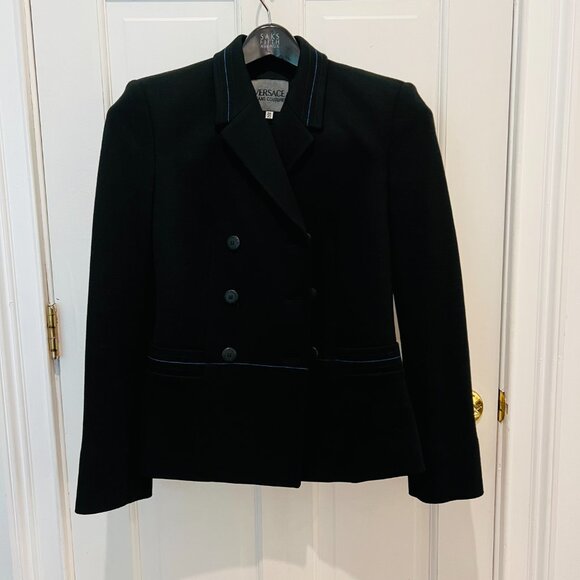 Versace Jeans Couture Double Breast Blazer Jacket and Skirt Suit Set EU 42 US 8 - Picture 16 of 16